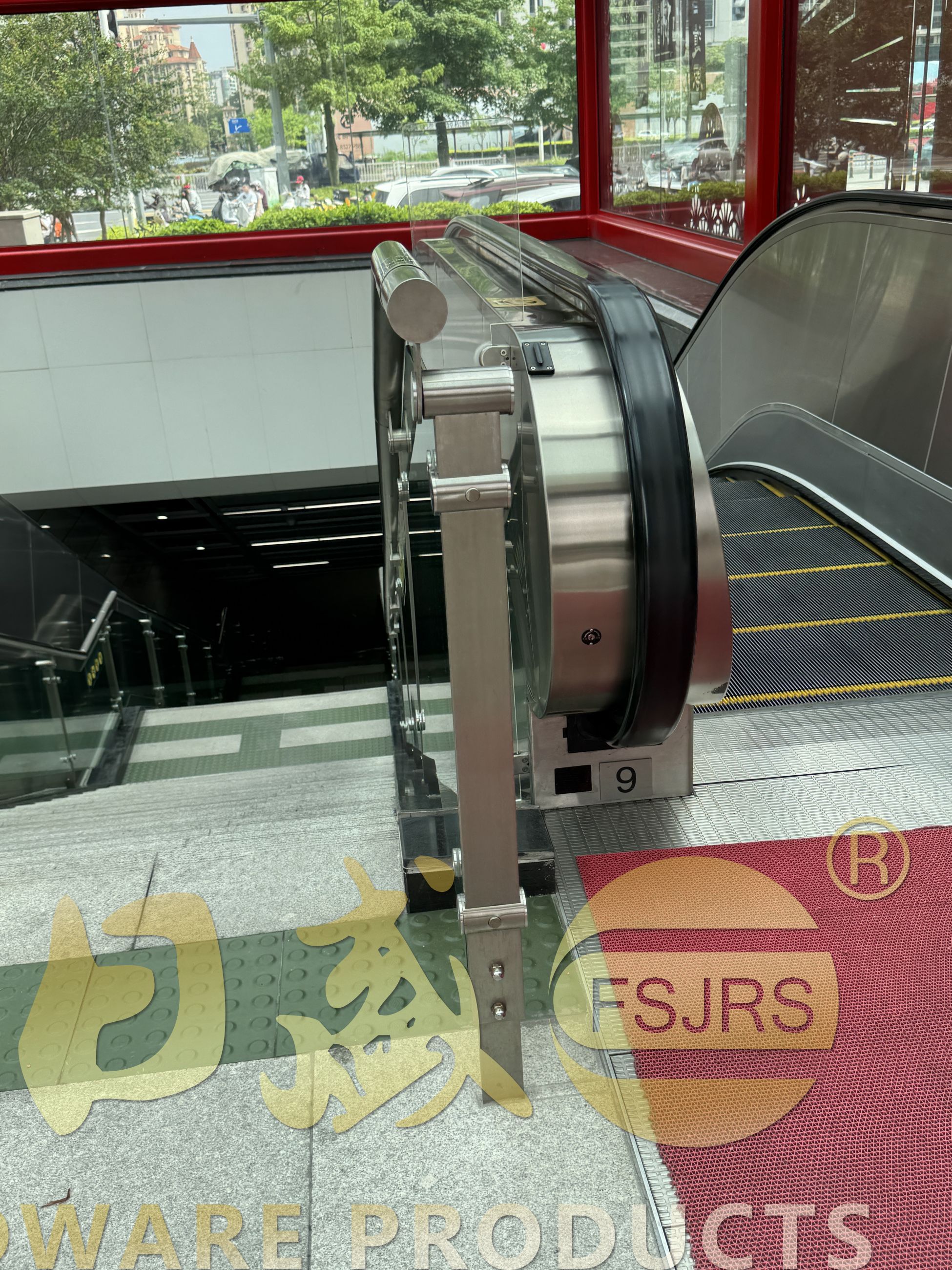 深圳地铁5号线妈湾站不锈钢护栏 | 前海自贸区地铁站的品质之选